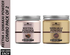 Bon Austin Reetha Powder & Shikakai Face Mask Powder (Pack Of 2)