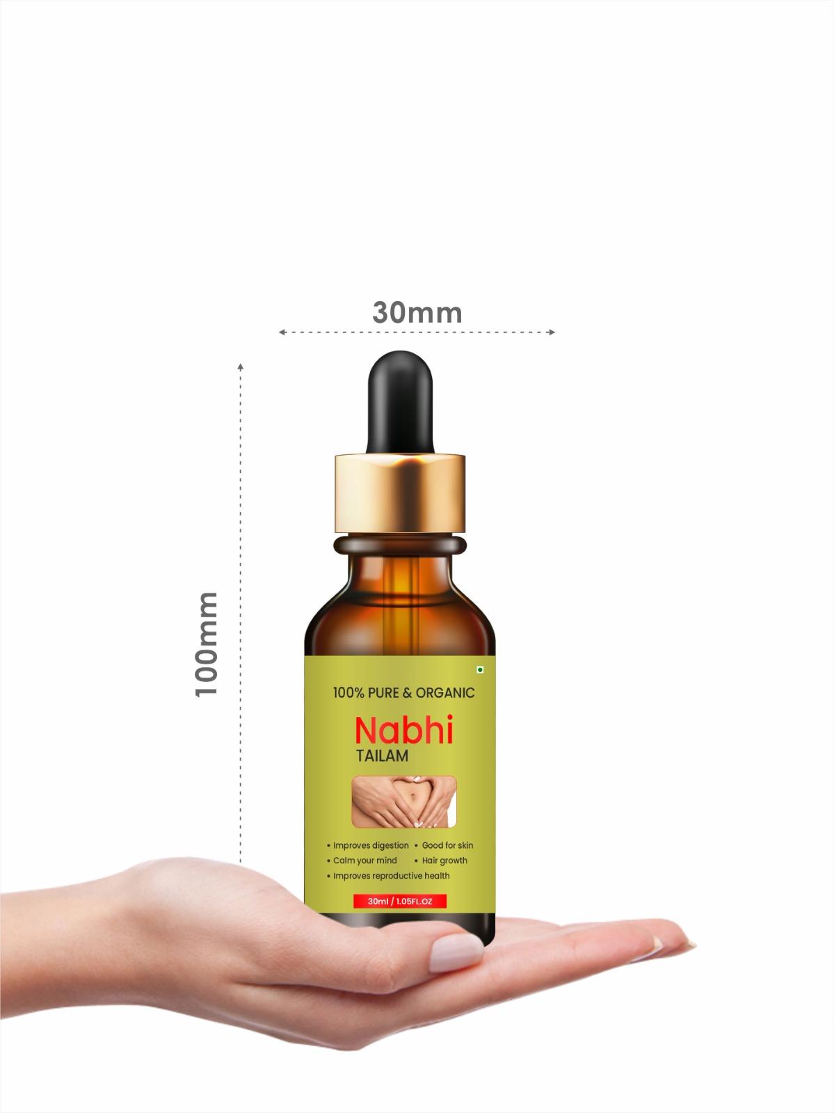 Nabhi Touch Ayurvedic Relief Oil For Belly  Pack of 2