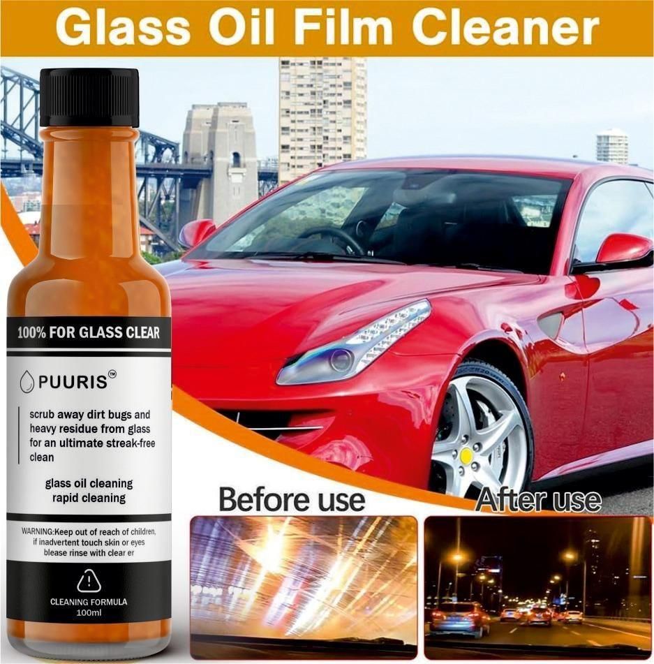 Glass Cleaning Agent Powerful Stain Remover r 100ml