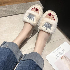 Women's Warm Winter Slippers Womens Fur Slippers