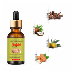 Nabhi Touch Ayurvedic Relief Oil For Belly  Pack of 2