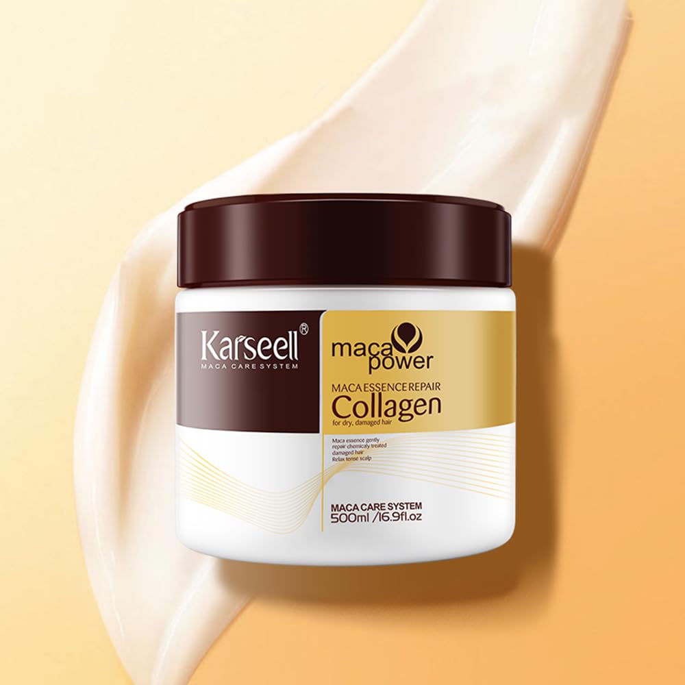 100ml (Pack Karseell Maca Power Collagen Hair Mask of 4)