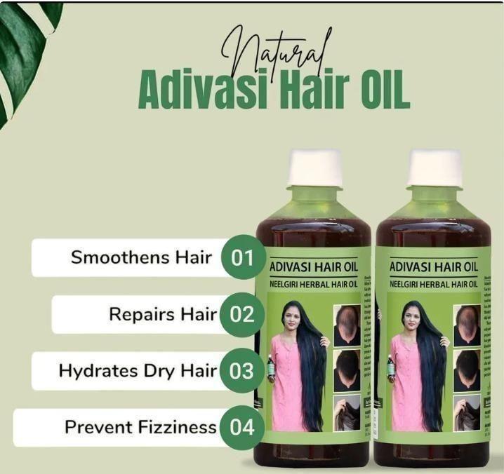 Adivasi Neelgiri Herbal Hair Oil 100ml (Pack of 2)