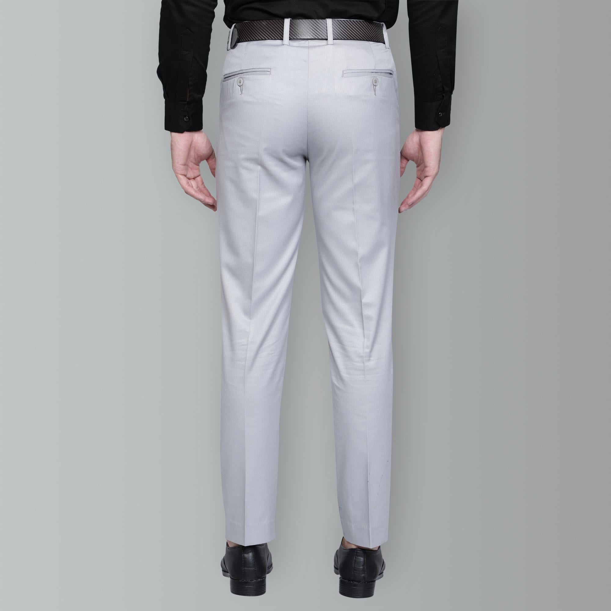 Mens Poly Viscose Formal Trousers