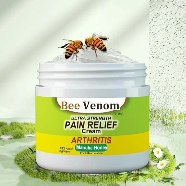 24HourTrends Bee Venom Ultra Strength Pain Relief Cream (Buy 1 Get 1 Free)