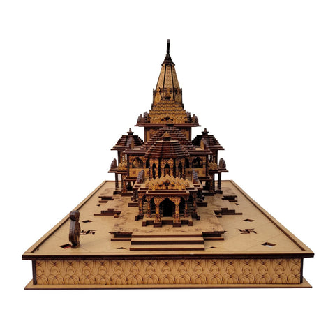 Shri Ram Mandir Ayodhya 3D Wooden Temple