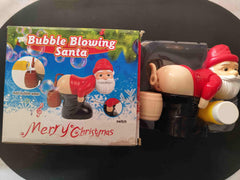 Bubble Blowing Santa Flashing Lights and Music Toys