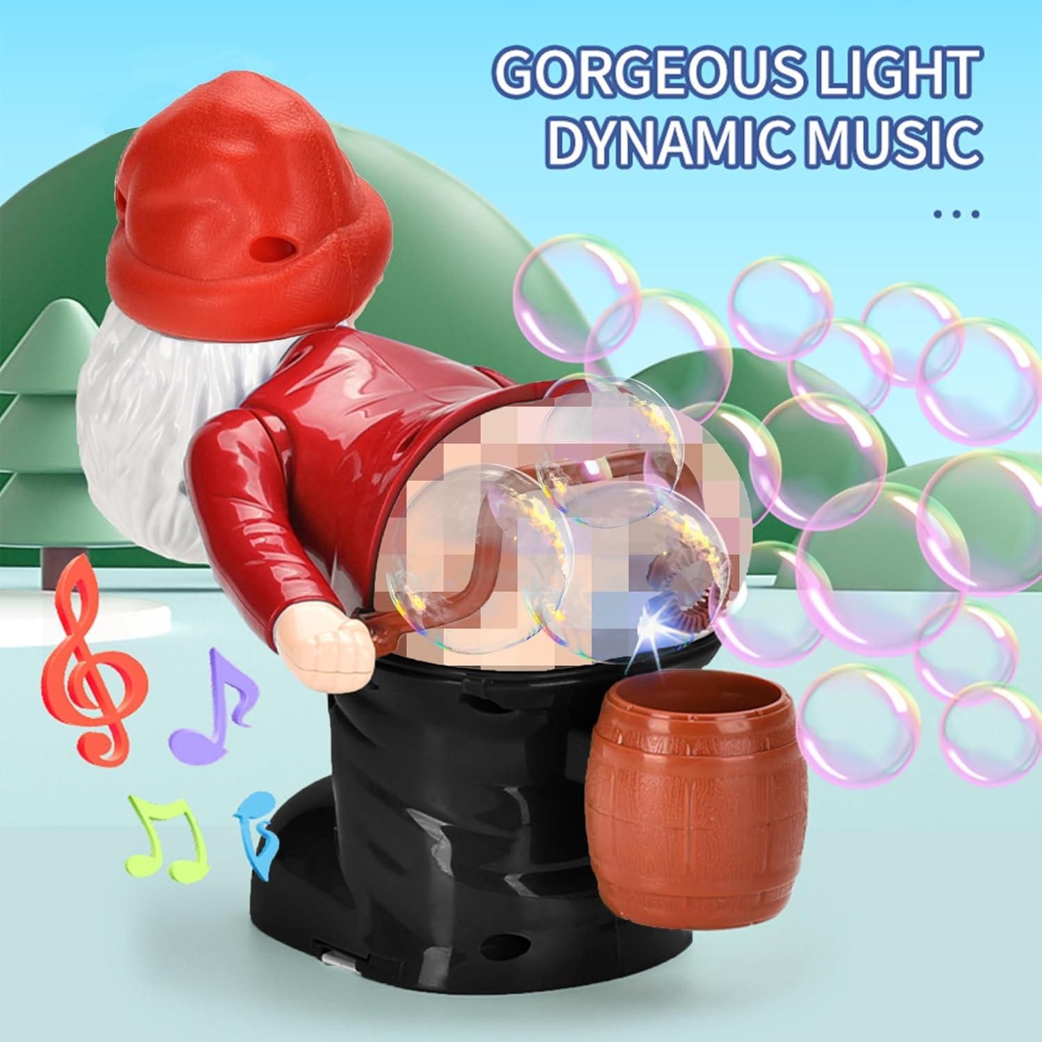 Bubble Blowing Santa Flashing Lights and Music Toys