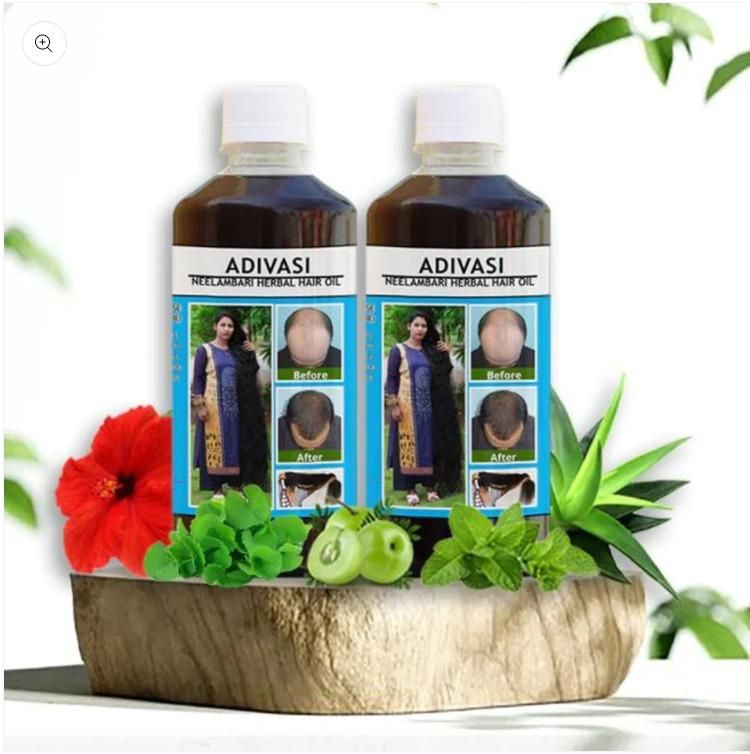 Adivasi Jeeva Sanjivani Herbal Hair Oil (Pack of 2)