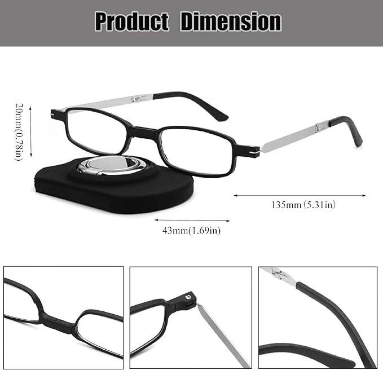 Anti Blue Light Folding reading Glasses For Men