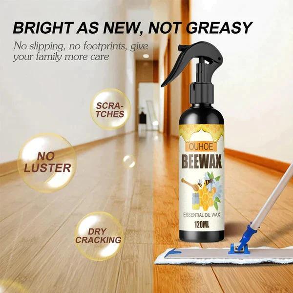 Natural Micro-Molecularized Beeswax Spray, Furniture Polish and Cleaner for Wood