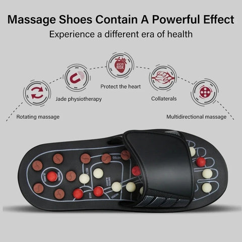 Acupressure and Magnetic Therapy Paduka Slippers for Full Body Blood Circulation For Men and Women