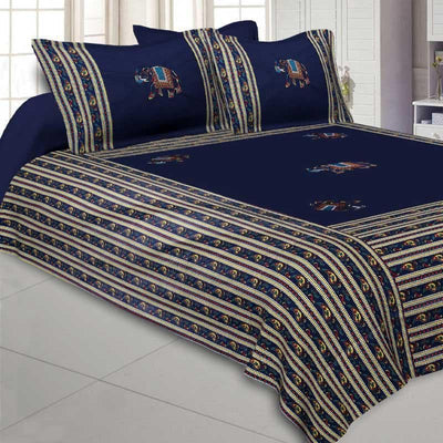 Double bedsheet set(with 2 pillow cases)