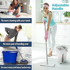 Multi-Purpose Foldable Floor Cleaning Squeeze Mop Wiper