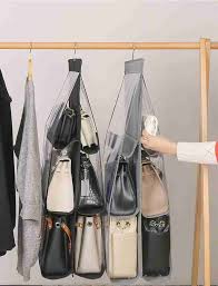 6 Pocket Bag Organiser For Wardrobe