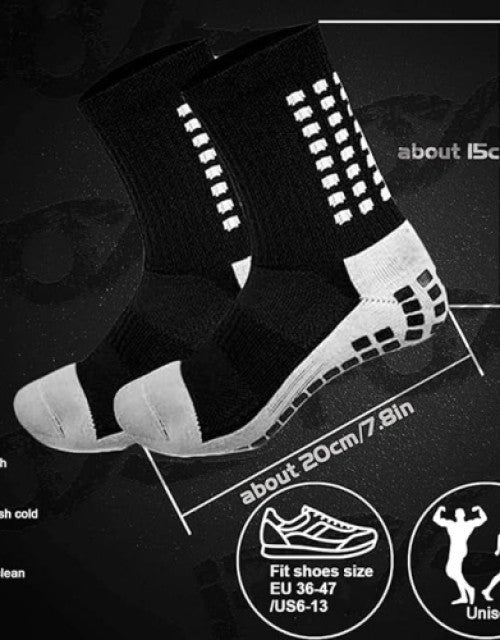 Non-slip Grip Sports Socks