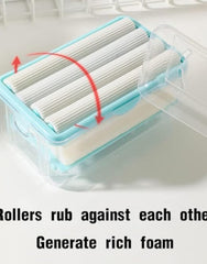 Plastic 2-In-1 Portable Laundry Rolling soap roller dispenser (Pack of 1)