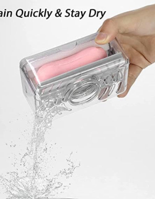 Plastic 2-In-1 Portable Laundry Rolling soap roller dispenser (Pack of 1)